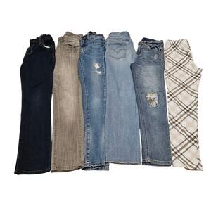 Girl's Size 12 Clothing Bundle - 6 Pieces Jeans Pants